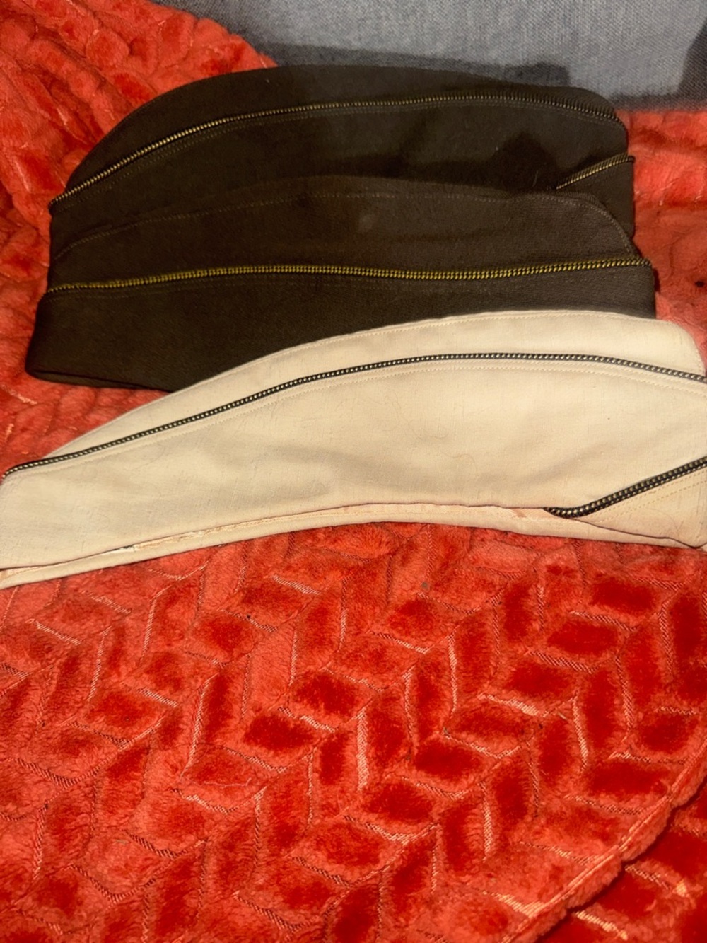 Vintage Military Garrison Caps - Army Air Corps Officer Lot Authentic - Picture 5 of 8
